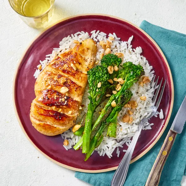 Poulet laqué à l'érable et au soja