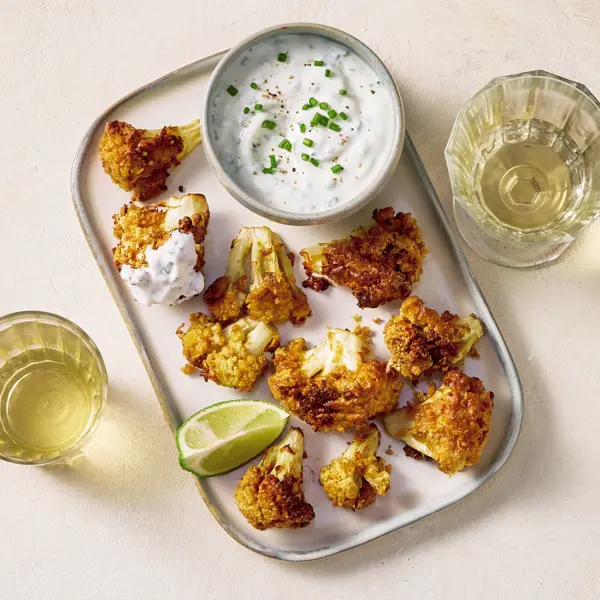 Nuggets de chou fleur satay au Air Fryer