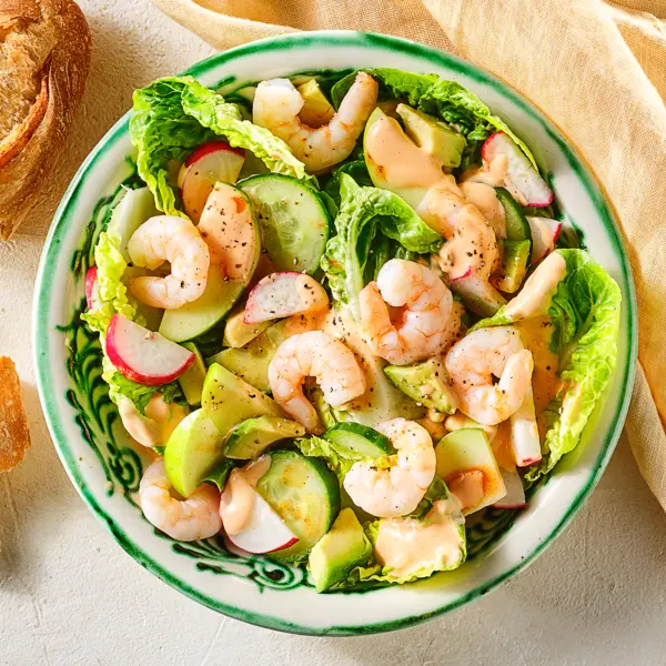 Salade de crevettes cocktail