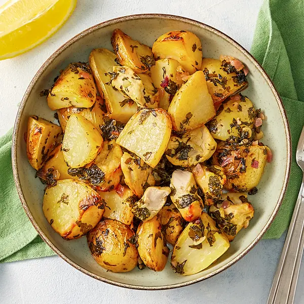 Poulet chermoula et pommes de terre