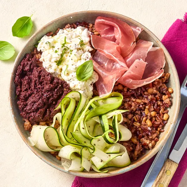 Bowl charcuterie & tapenade