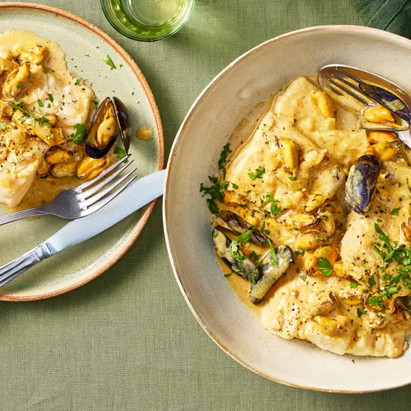 Mouclade de cabillaud