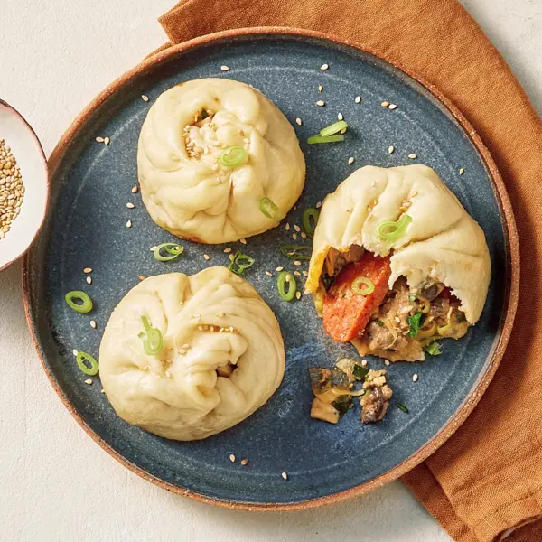 Baos farçis : porc & chorizo