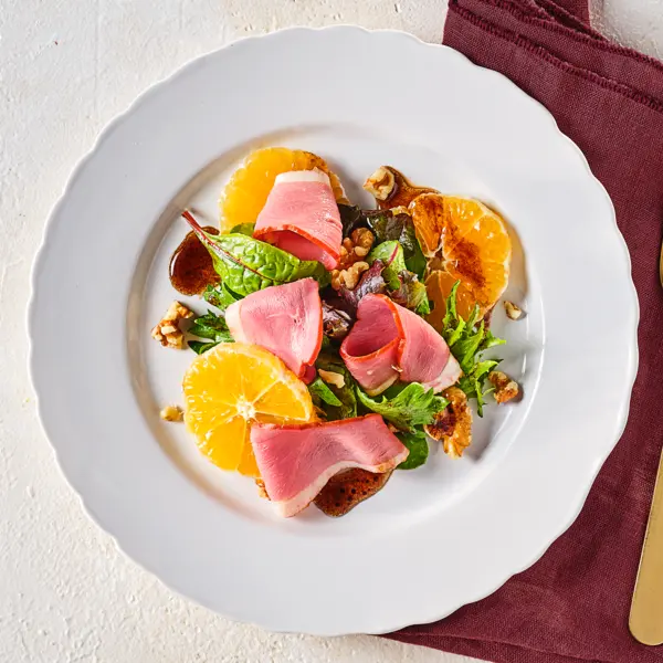 Magret de canard à l'orange