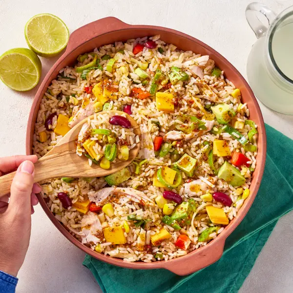 Salade de riz à la mexicaine