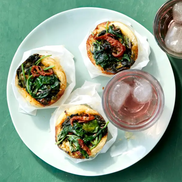 Mini quiches aux épinards