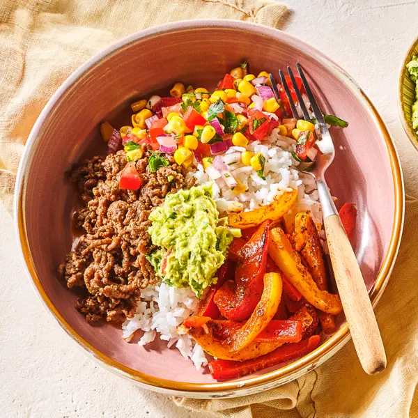 Bowl de boeuf mexicain