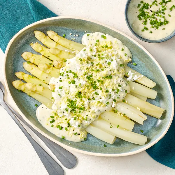 Asperges à la mayo allégée