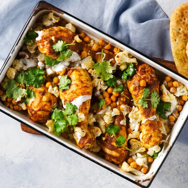 Gratin de pilons de poulet au curry