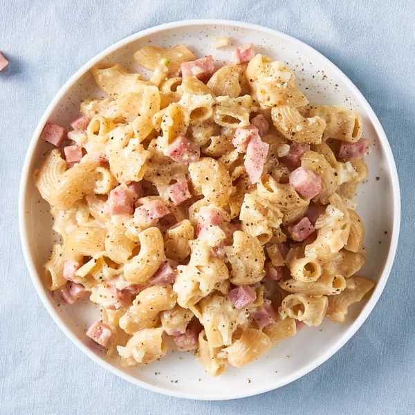 Macaronis jambon-fromage au chou-fleur