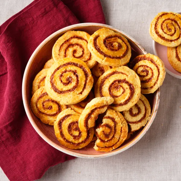 Biscuits roulés à la cannelle
