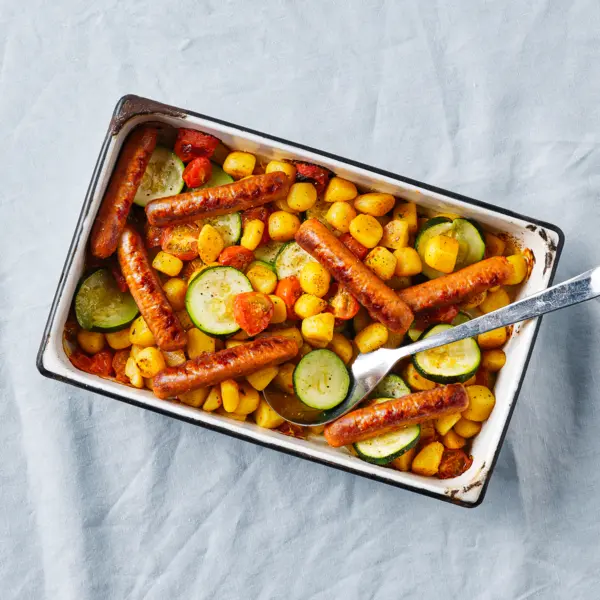 Rôti aux merguez