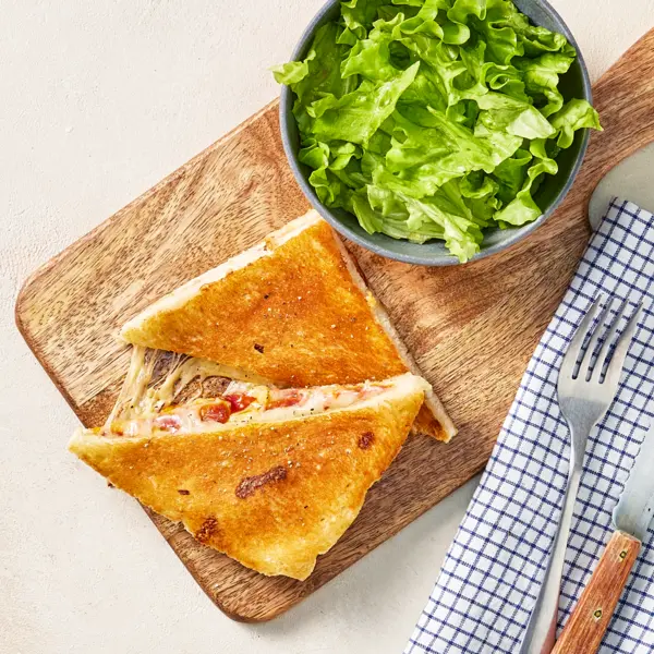 Croque-monsieur chorizo comté