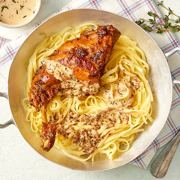 Lapin à la moutarde