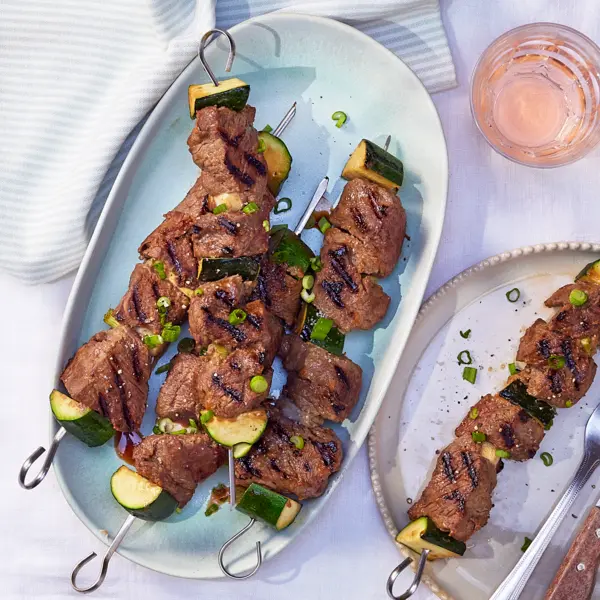 Brochettes de bœuf à l'asiatique